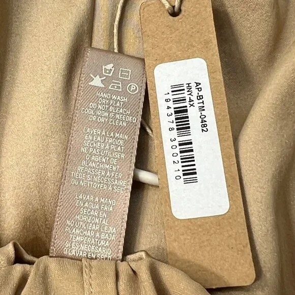 SKIMS Silk Pajama PANTS ONLY in Beige - Picture 10 of 12